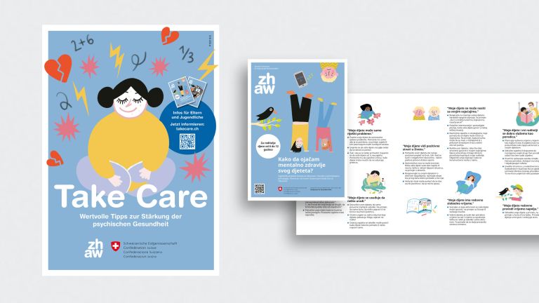 Kampagne und Kommunikationsmittel für das Bundesamt für Gesundheit BAG und ZHAW
