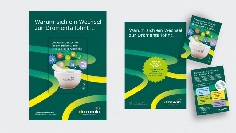 Dromenta: Werbung zur Gewinnung neuer Mitglieder