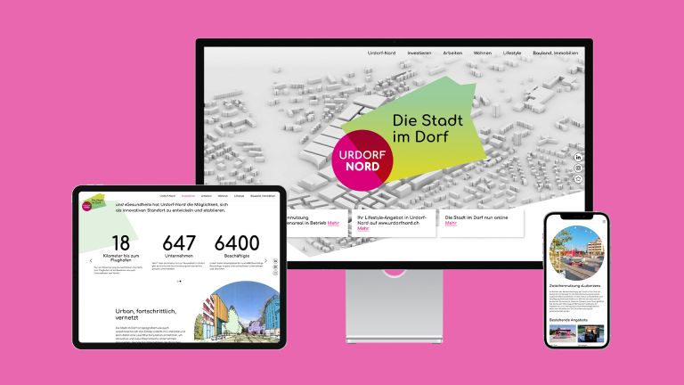 Webauftritt für Urdorf-Nord